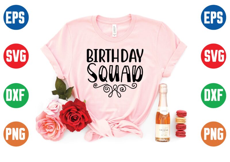 Birthday svg bundle graphic t shirt