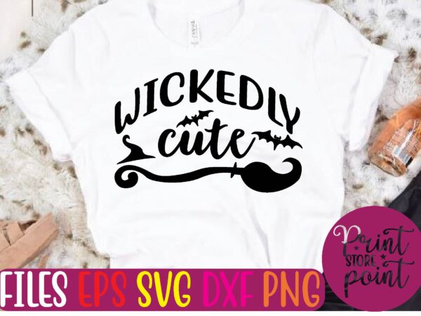 Wickedly cute graphic t shirt