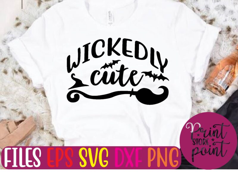 wickedly cute graphic t shirt