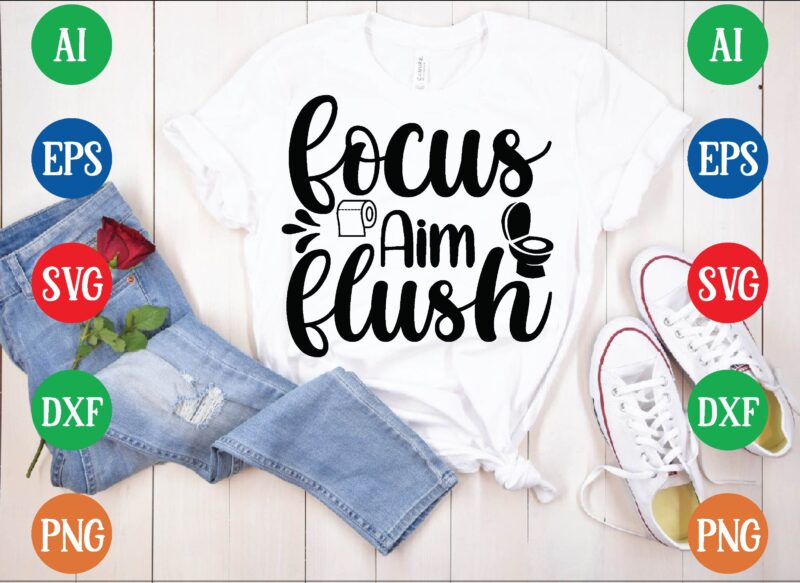 Focus aim flush graphic t shirt