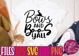 Bows and boos yall graphic t shirt