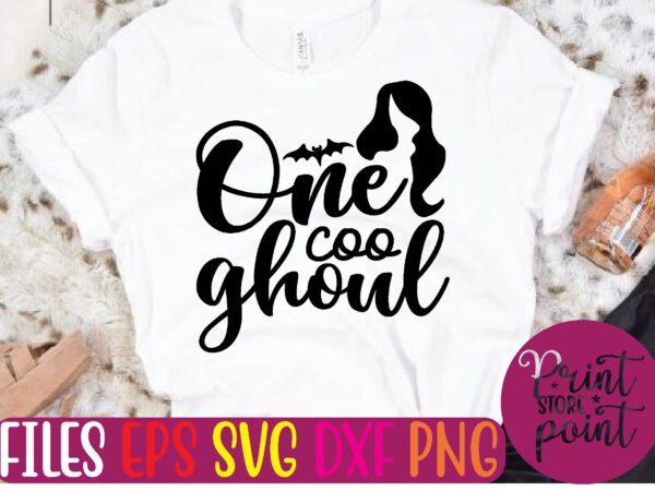 One coo ghoul graphic t shirt