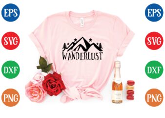 wanderlust t shirt template