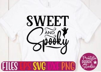 sweet and spooky t shirt template