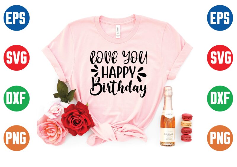 Birthday svg bundle graphic t shirt