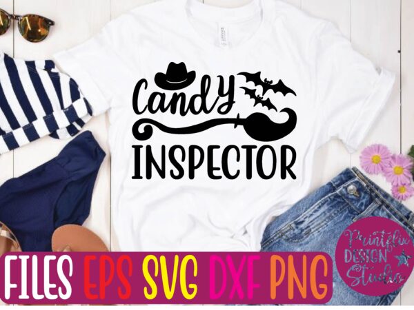 Candy inspector t shirt template