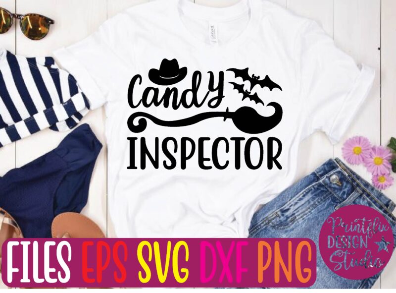 candy inspector t shirt template
