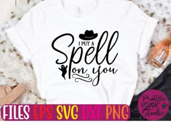 i put a spell on you graphic t shirt