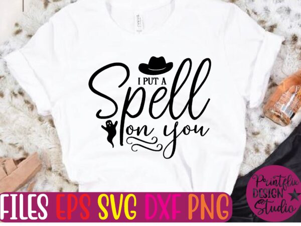 I put a spell on you graphic t shirt