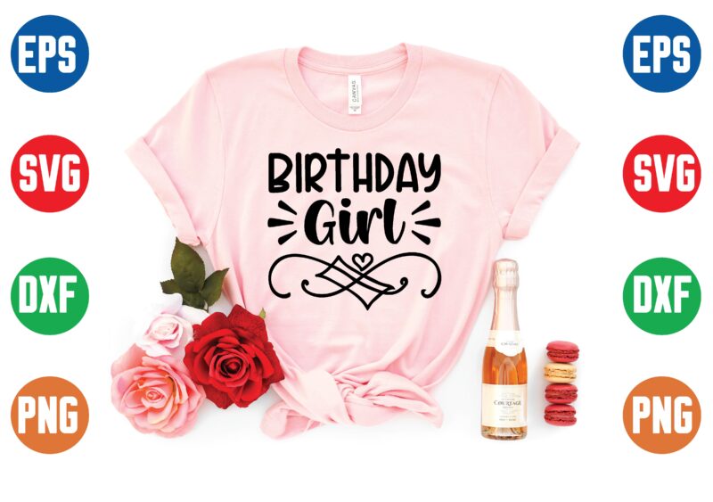 Birthday svg bundle graphic t shirt