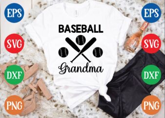 Baseball grandma t shirt template