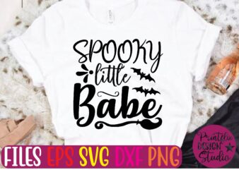 spooky little bade graphic t shirt