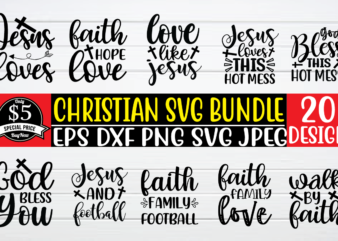 Christian svg bundle graphic t shirt