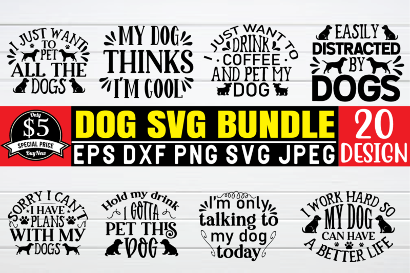 Dog svg bundle graphic t shirt