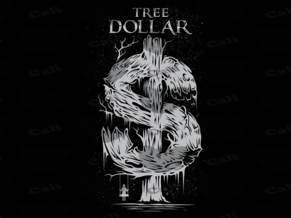 Tree dollar t shirt designs for sale