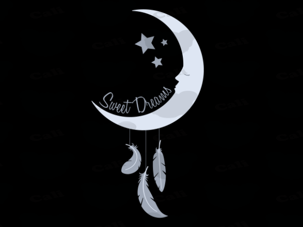 Sweet dreams t shirt template vector