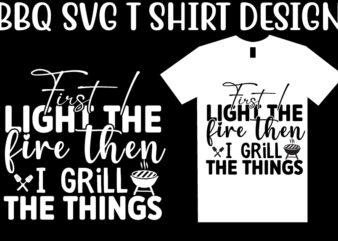 BBQ SVG T shirt Design Template