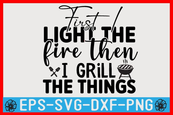 BBQ SVG T shirt Design Template