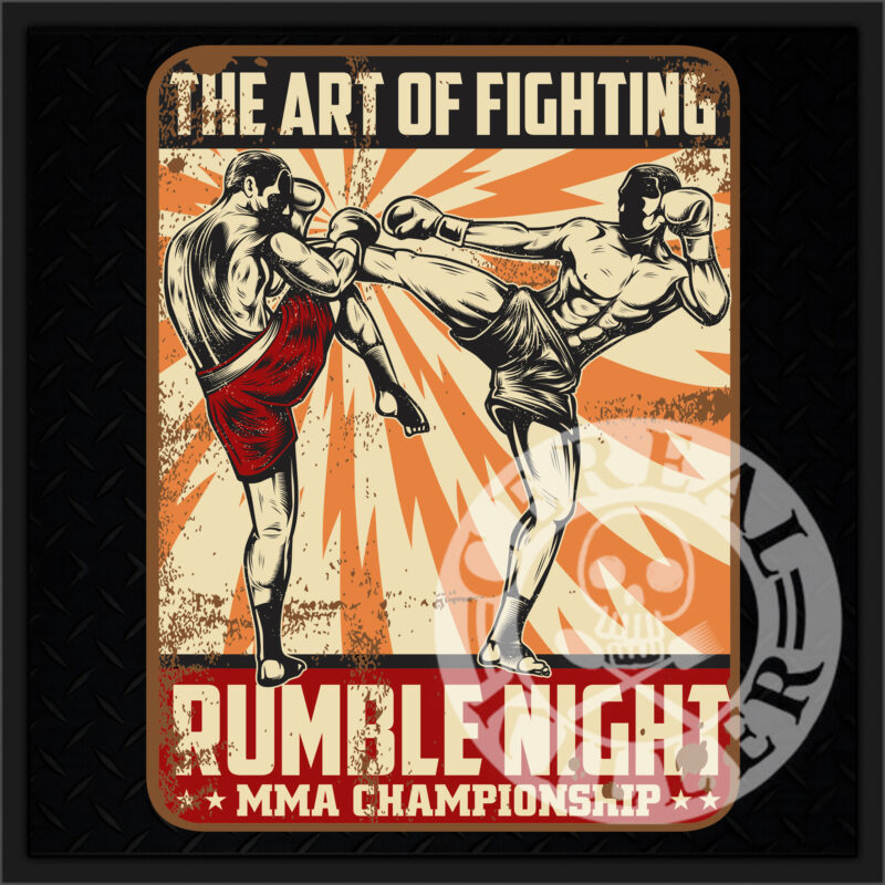 RUMBLE NIGHT MMA CHAMPIONSHIP SIGNS