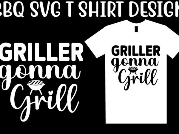 Bbq svg t shirt design template