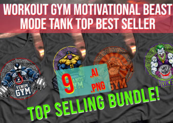 Workout Gym Motivational Beast Mode Tank Top Best Seller 2021 Top Trending