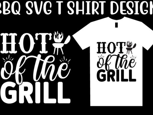 Bbq svg t shirt design template