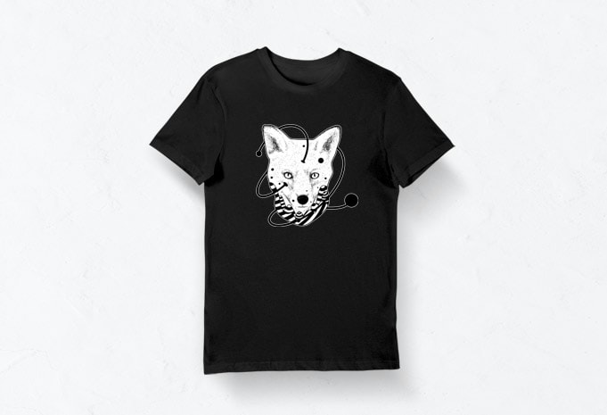 Artistic T-shirt Design – Animals Collection: Fox