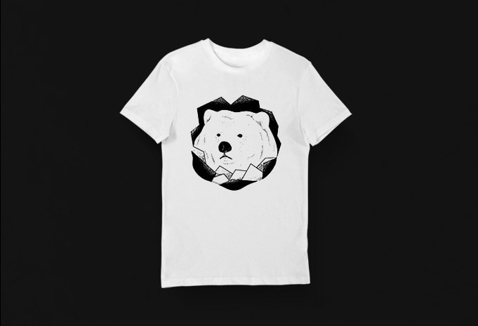 Artistic T-shirt Design – Animals Collection: Grizzly