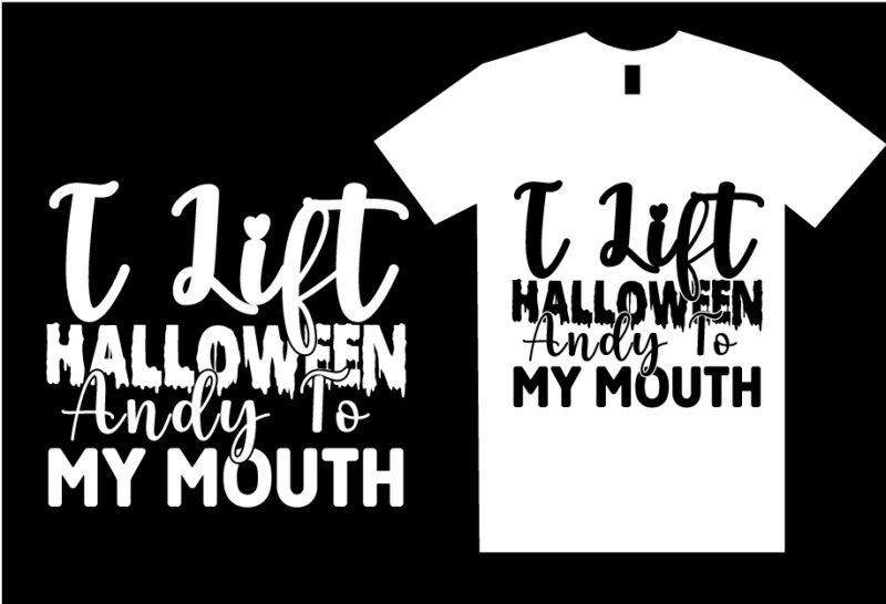 Halloween SVG T shirt design