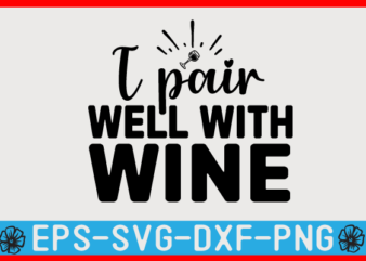 Wine SVG T shirt Design