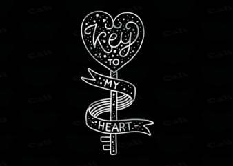 Key To My Heart t shirt vector art