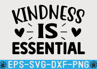 Kindness SVG T shirt Design Template