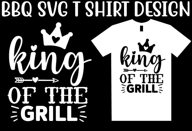 BBQ SVG T shirt Design Template