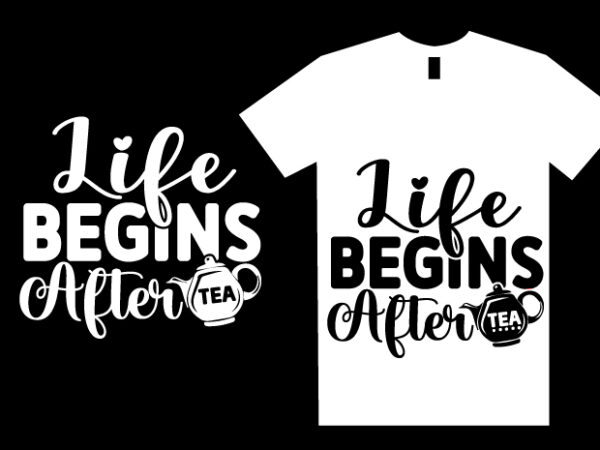 Tea svg t shirt design template