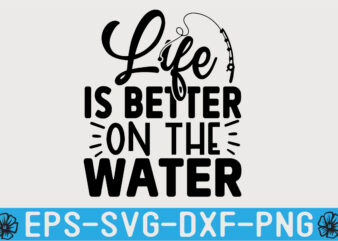 Fishing SVG T shirt Design Template