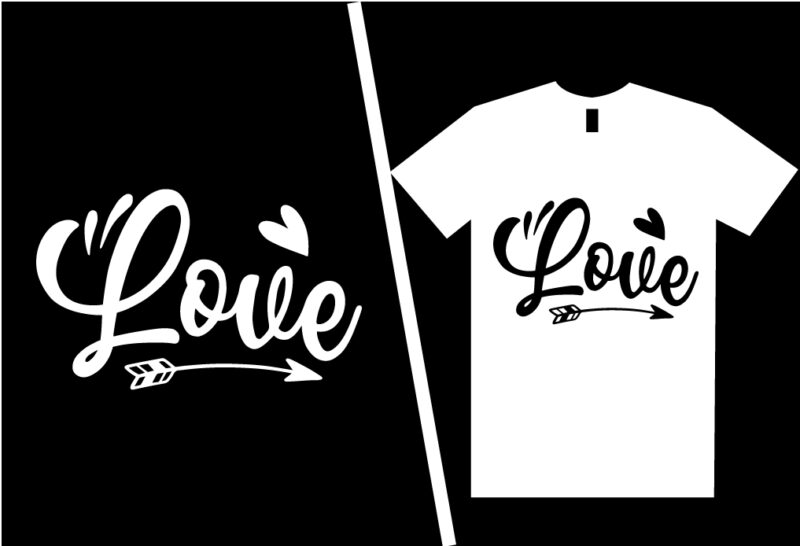 Love SVG T shirt Design Bundle