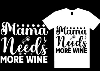 Wine SVG T shirt Design