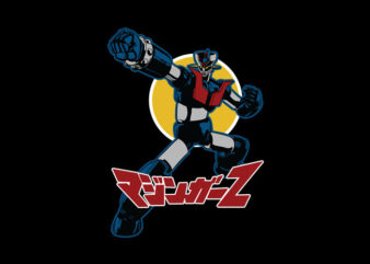 mazinger z t shirt designs for sale