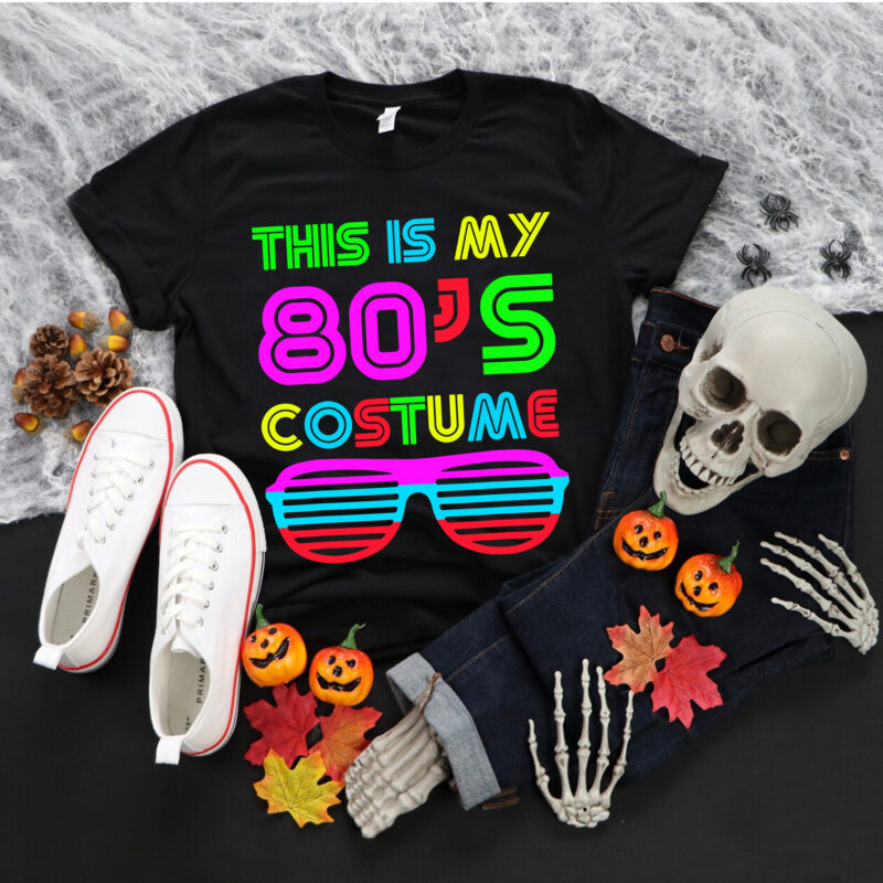 This Is My 80's Costume Svg, Retro Halloween Disco Costume