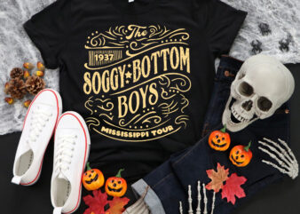 The Soggy Bottom Boys 1937 Mississippi Tour Svg, Bottom Boys Svg, t shirt designs for sale