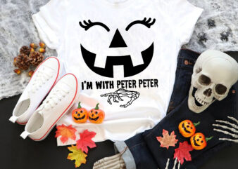 I’m With Peter Peter Svg, Peter Pumpkin Eater Wife Halloween, Pumpkin Halloween Svg, Pumpkin Svg, Halloween Svg