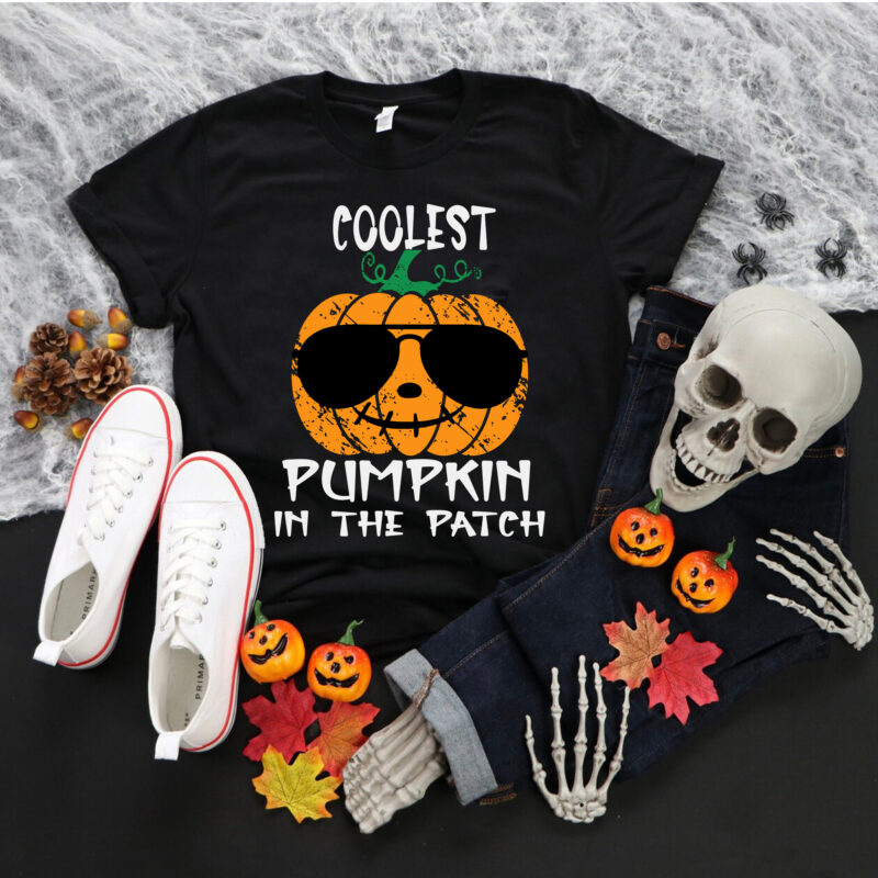 Coolest Pumpkin In The Patch Halloween Svg, Pumpkin Halloween Svg, Pumpkin Funny Svg, Halloween Svg