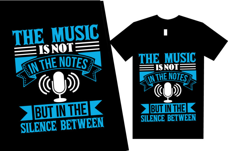 Music T shirt Design Template