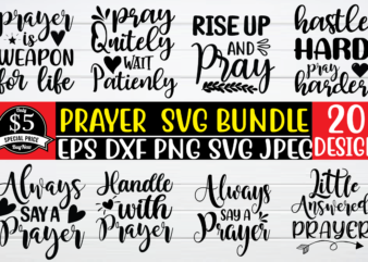 Prayer svg design t shirt template