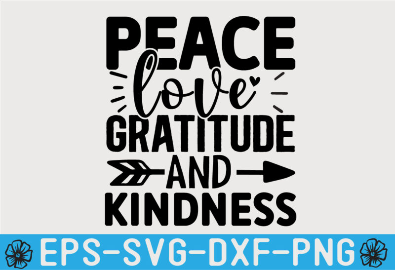Kindness SVG T shirt Design Bundle