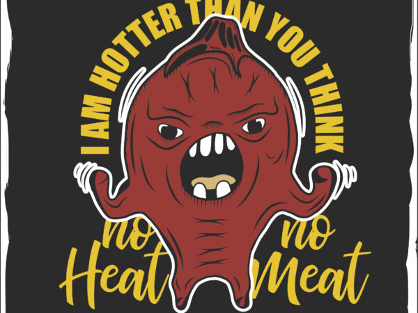 Angry pepper t-shirt design Angry pepper t-shirt design