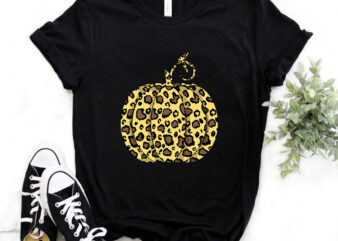 Pumpkin vector, Halloween T-shirt-design, Pumpkin Cheetah Pattern
