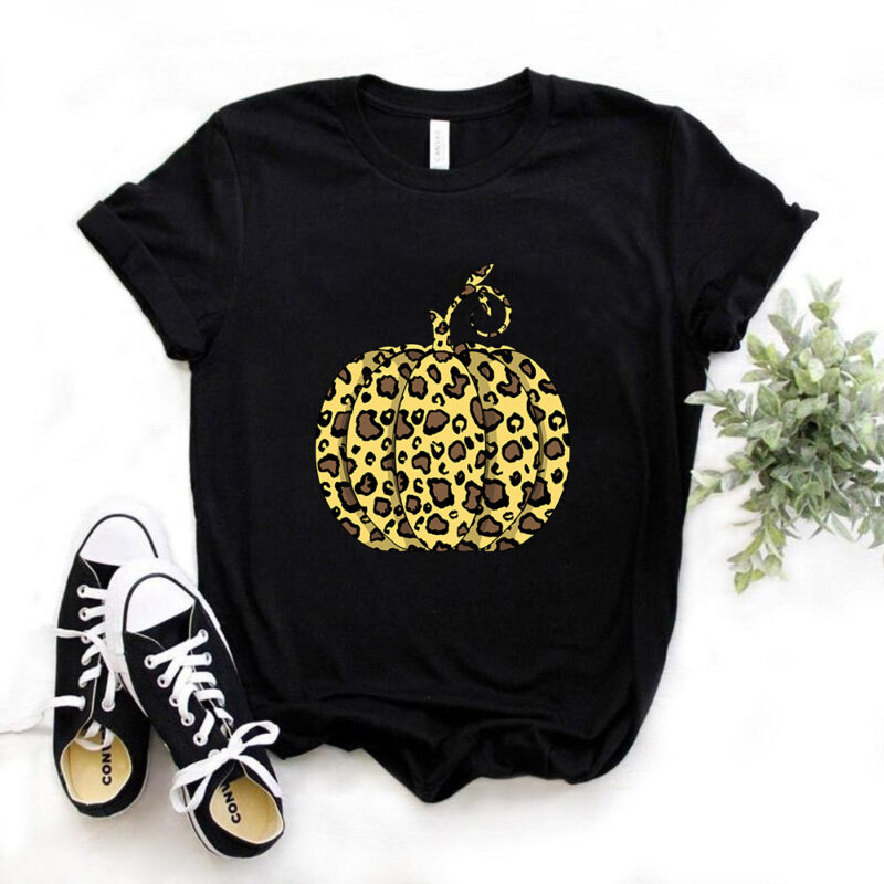Pumpkin vector, Halloween T-shirt-design, Pumpkin Cheetah Pattern