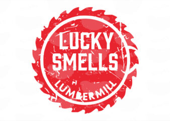 Lucky Smells t shirt vector graphic