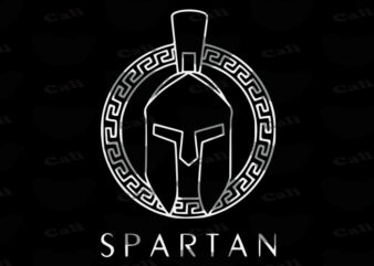 Spartan t shirt template vector